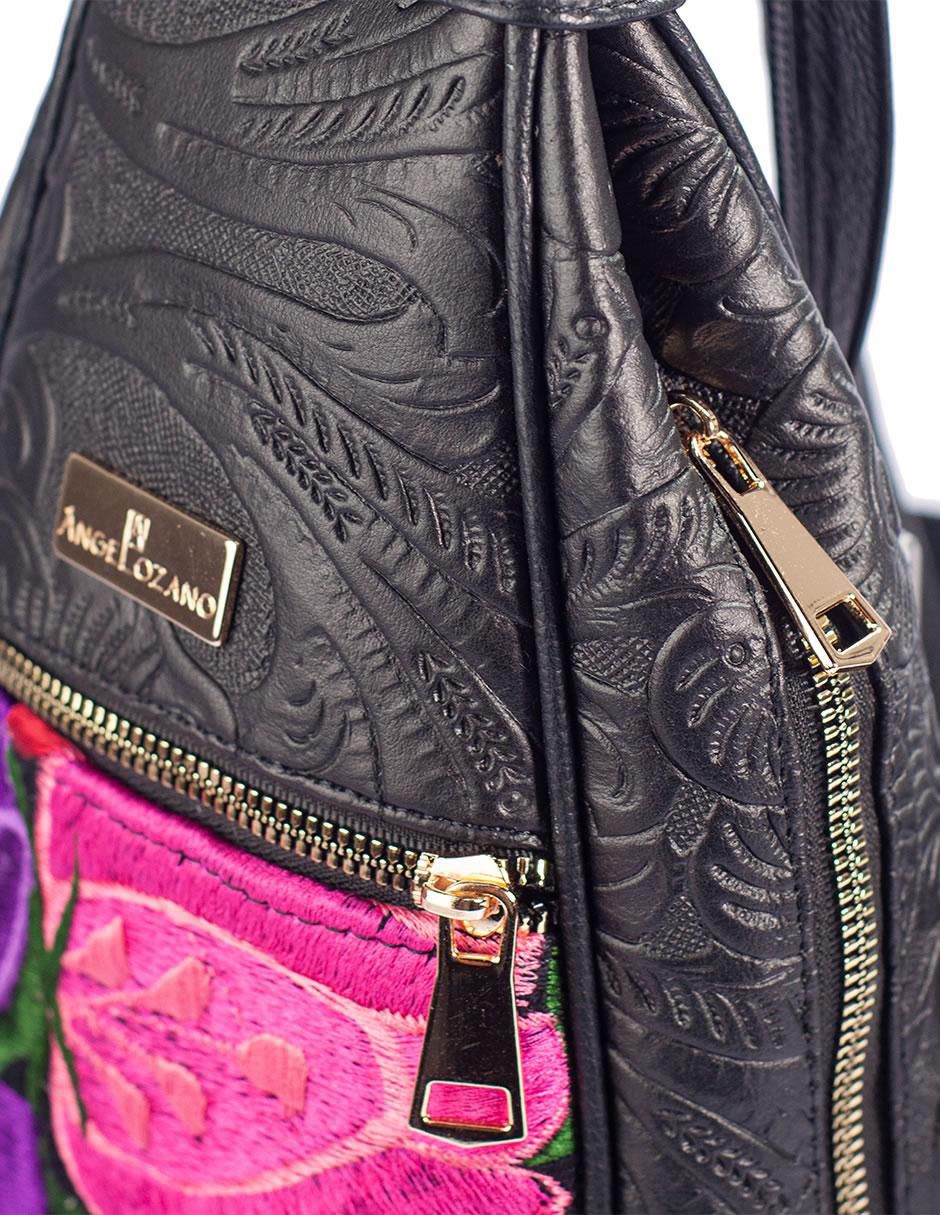 Bolsa messenger Celia de piel para mujer 3