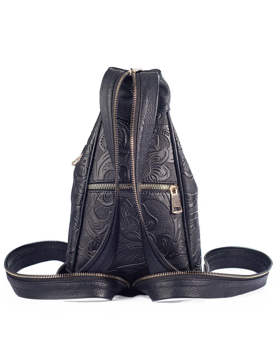 Bolsa messenger Celia de piel para mujer 4