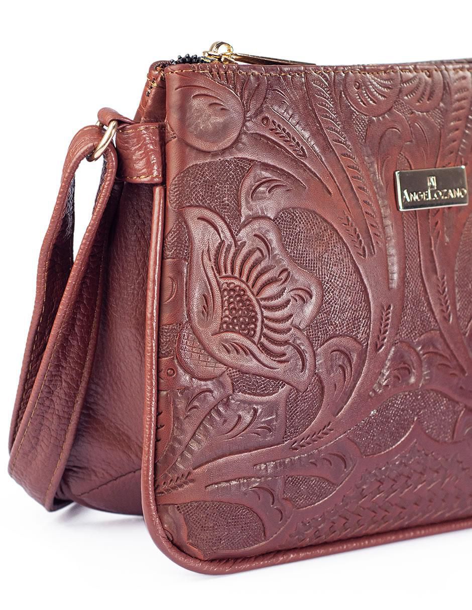 Bolsa crossbody Jaqueline de piel para mujer 4