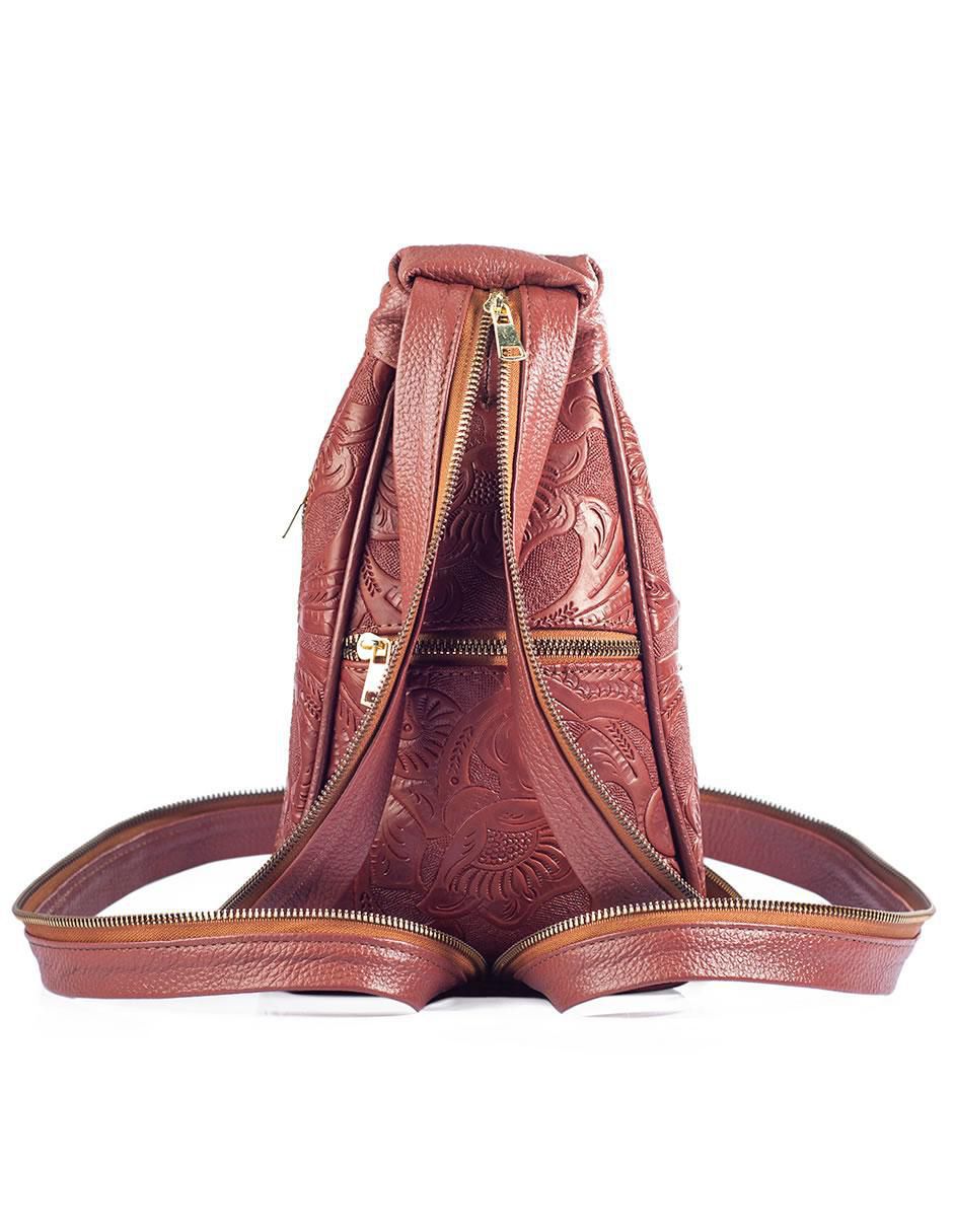 Bolsa messenger Celia de piel para mujer 7