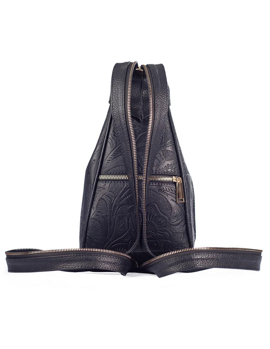 Bolsa messenger Celia de piel para mujer 2