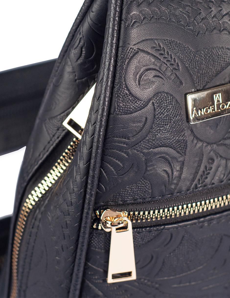Bolsa messenger Celia de piel para mujer 4