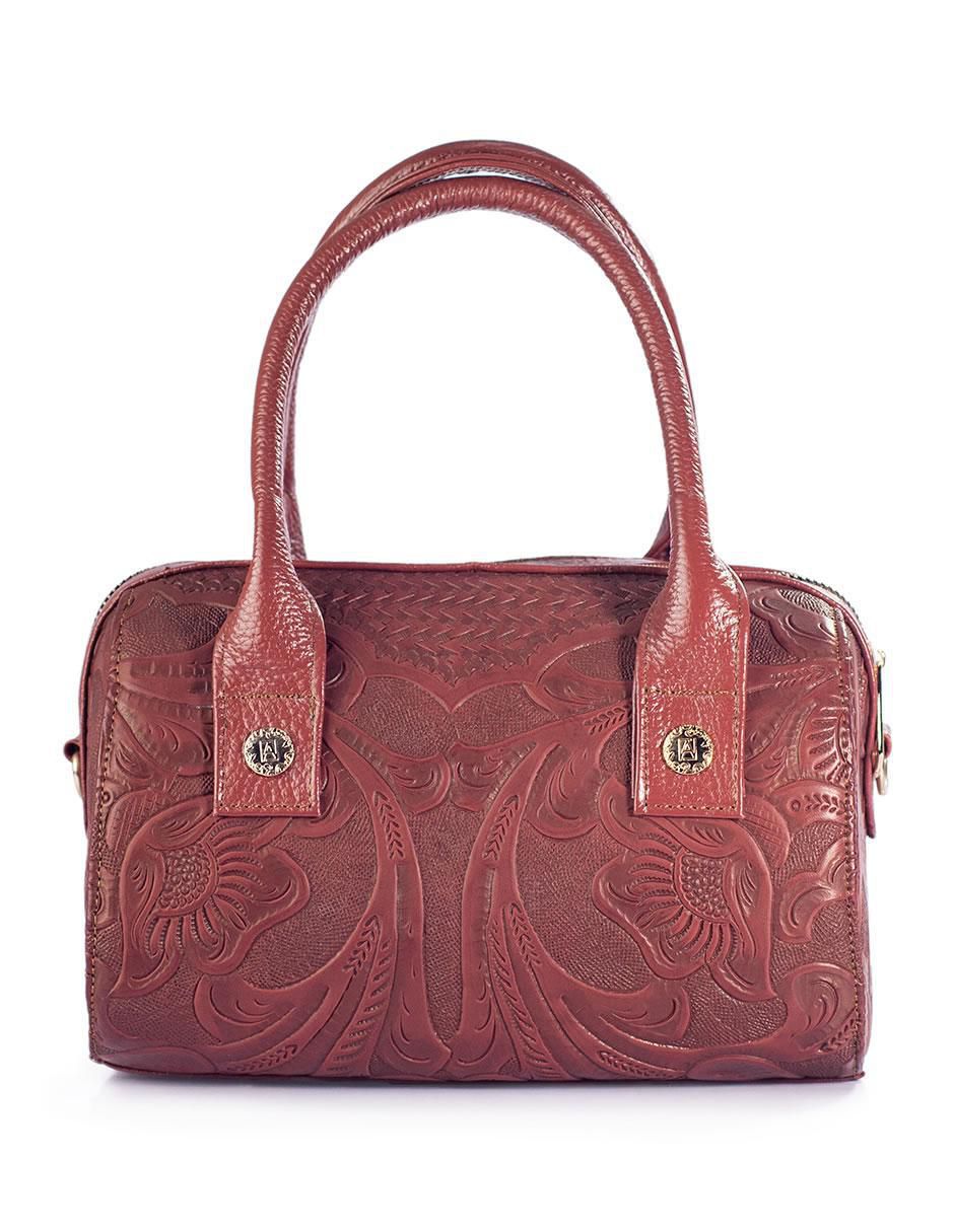 Bolsa bowler Alix de piel para mujer 2
