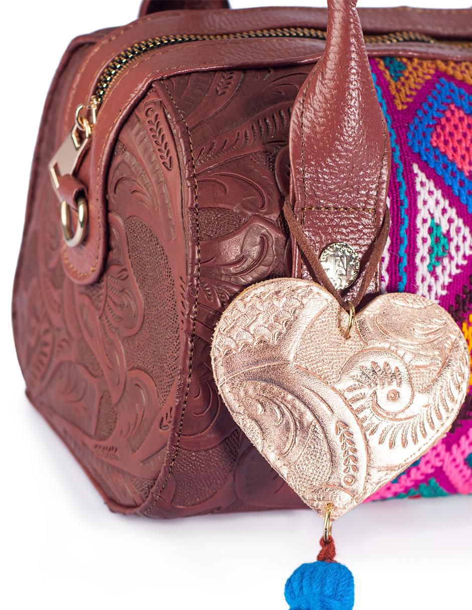 Bolsa bowler Alix de piel para mujer 5