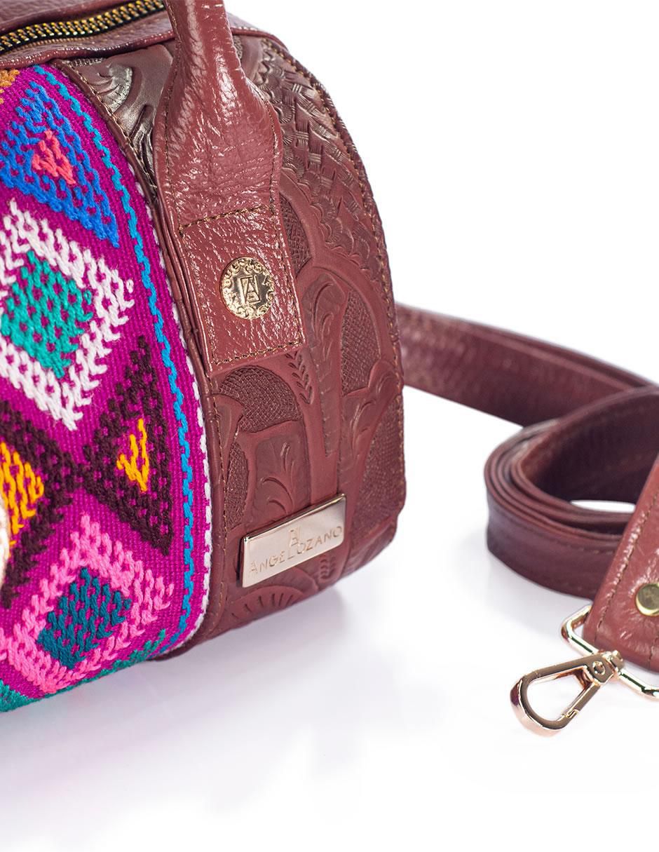 Bolsa bowler Alix de piel para mujer 6