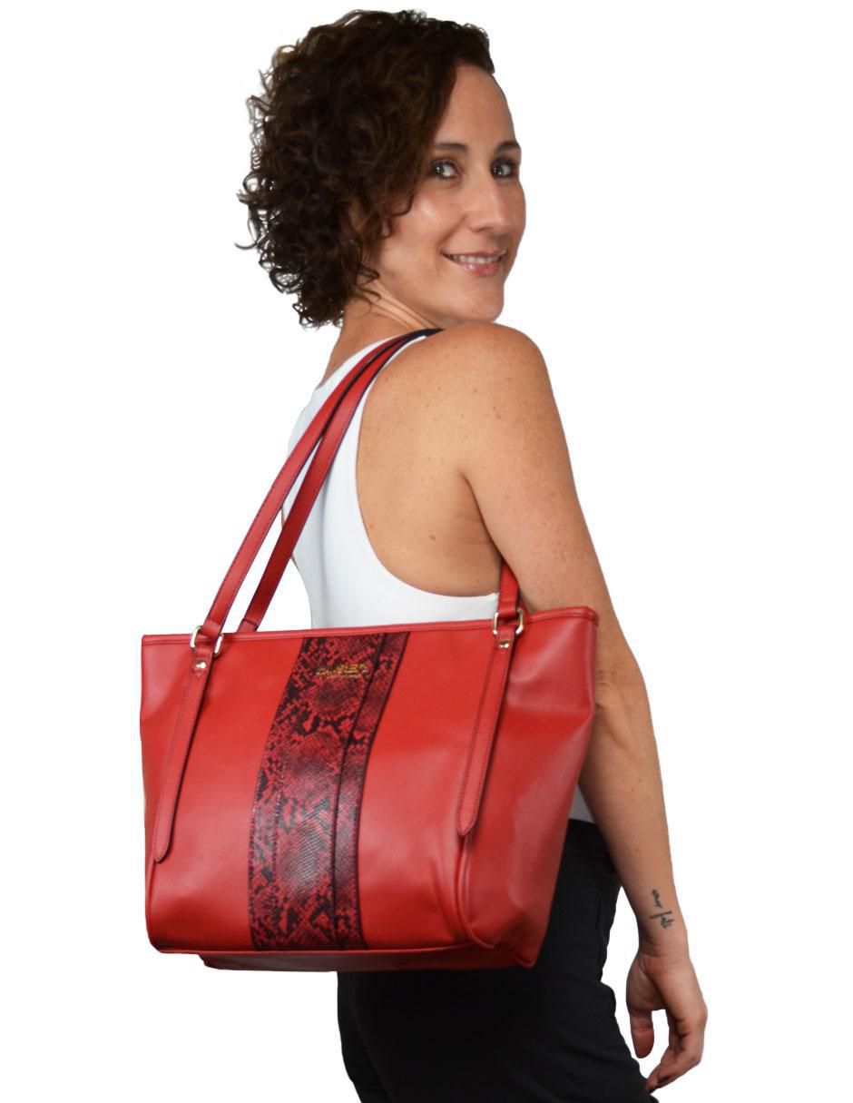 Bolsa tote huser mkpl2022 sin licencia de sintético para mujer