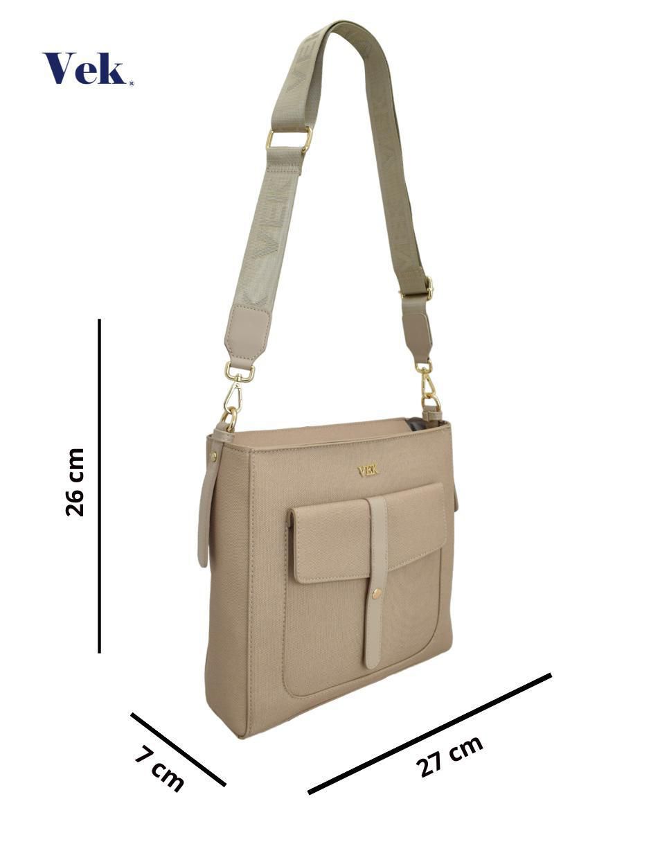 Bolsa crossbody vek linea 29 sin licencia de poliuretano para mujer