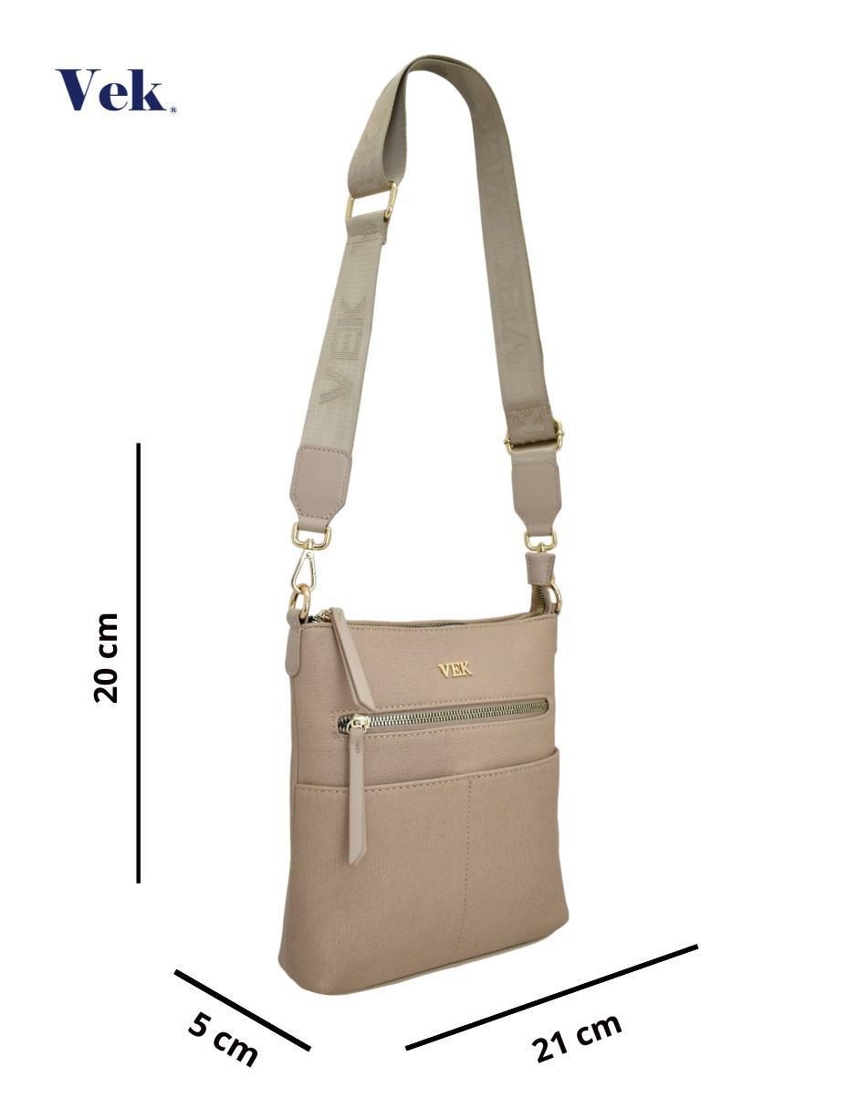 Bolsa crossbody vek linea 29 sin licencia de poliuretano para mujer