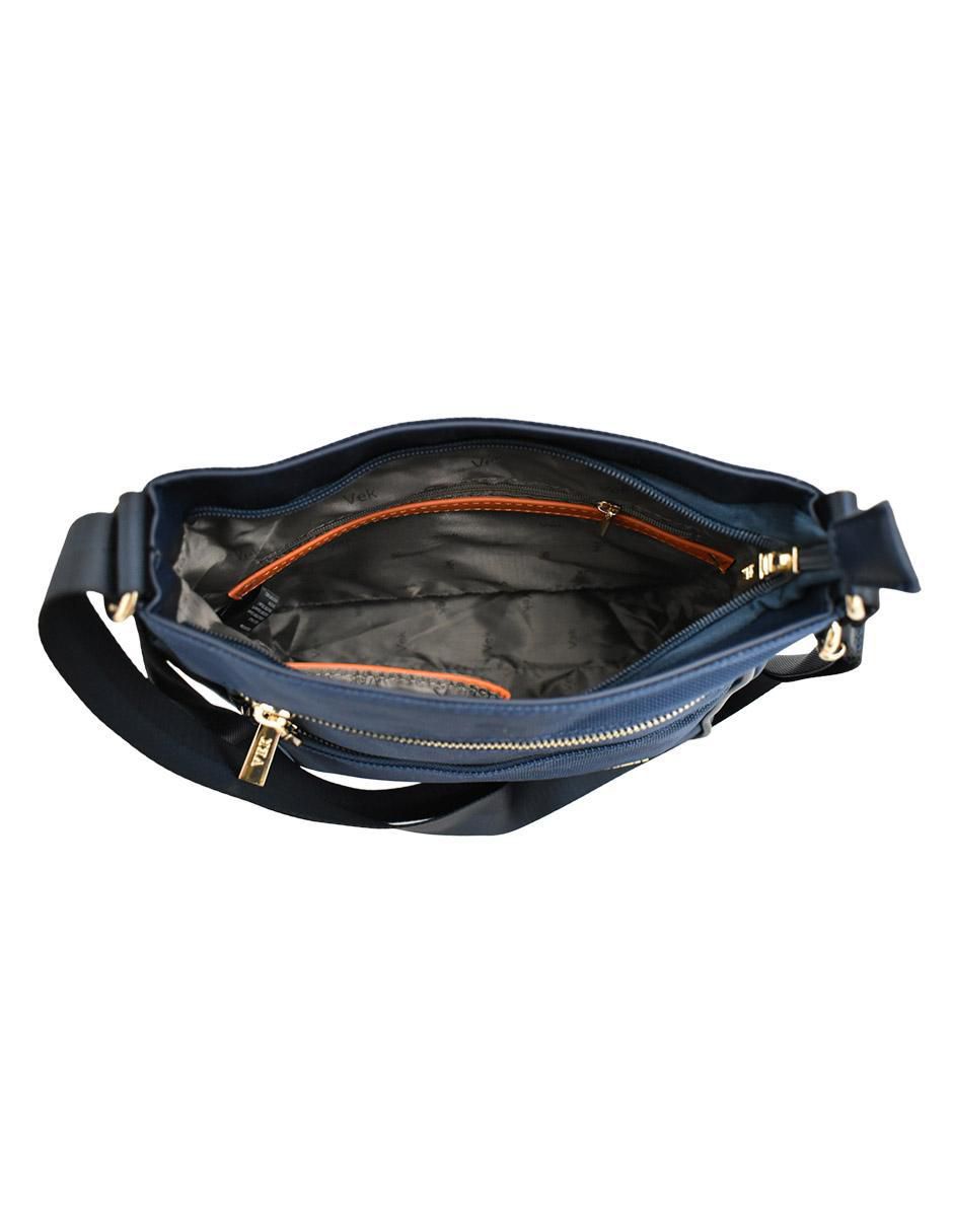 Bolsa crossbody vek linea 24 sin licencia de poliéster y poliuretano para mujer