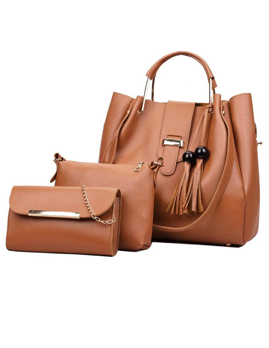 Bolsa tote de cuero para mujer