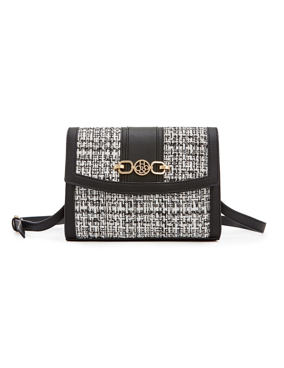 Bolso con bandolera Dior 8 Dior Oblique en jacquard negro