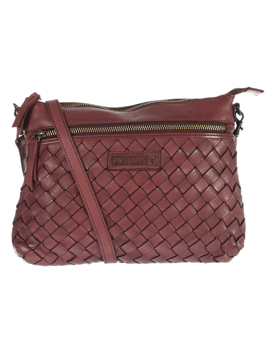 Bolsa crossbody de piel para mujer