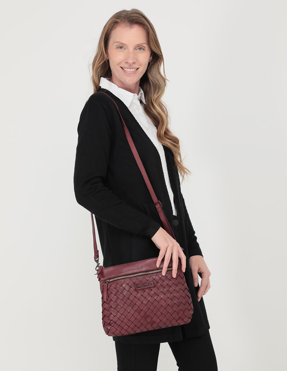 Bolsa crossbody de piel para mujer 5