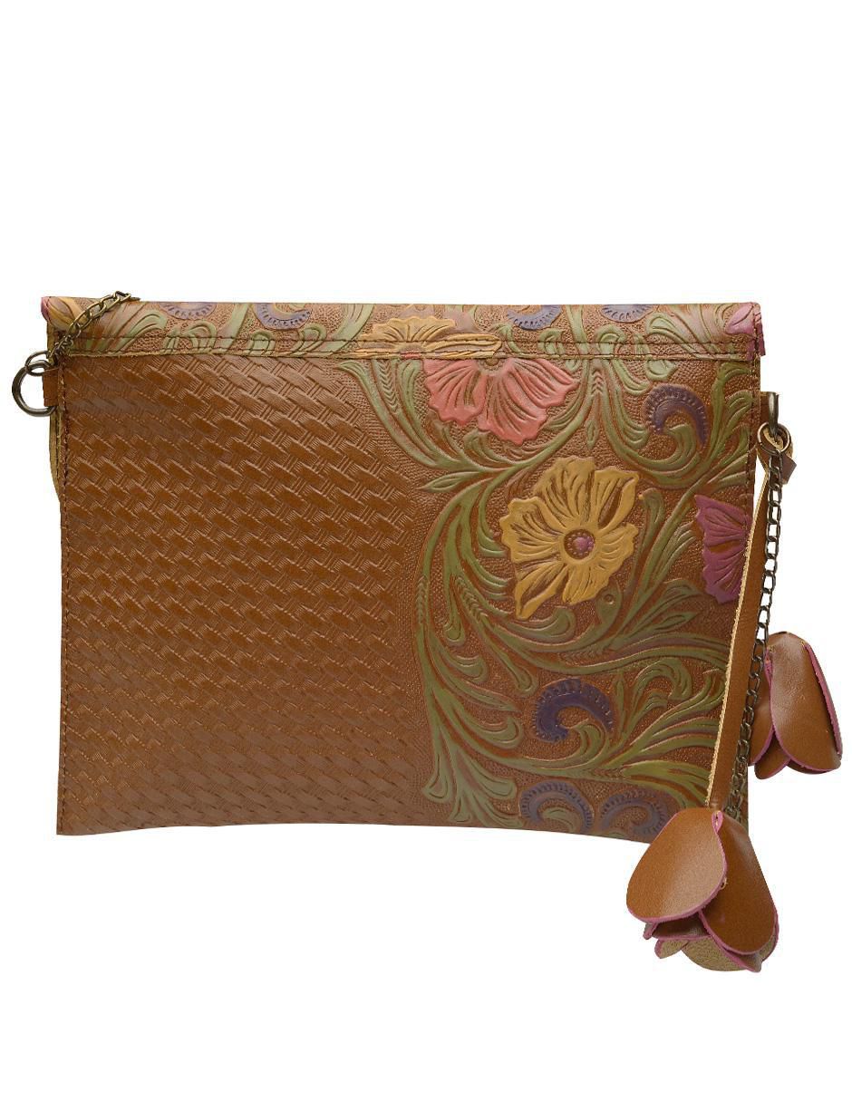Bolsa crossbody Nowei de cuero para mujer 5