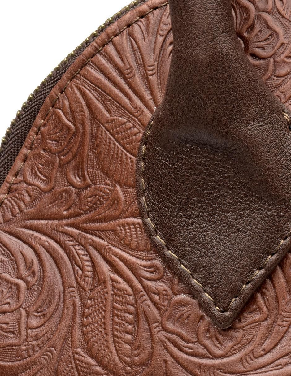 Bolsa bowler de cuero para mujer 5