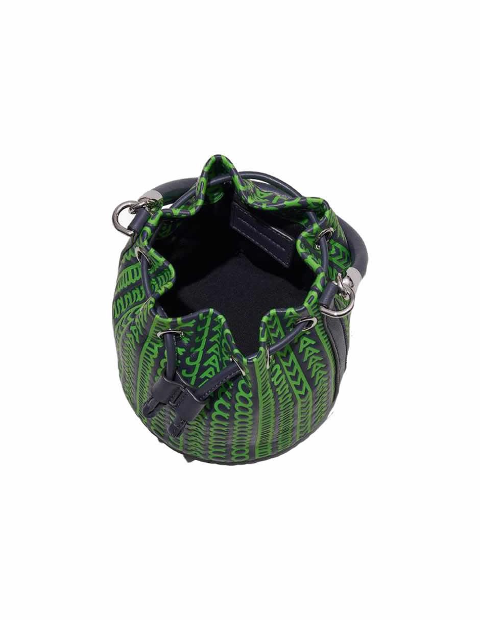 Bolsa bucket de cuero unisex 3