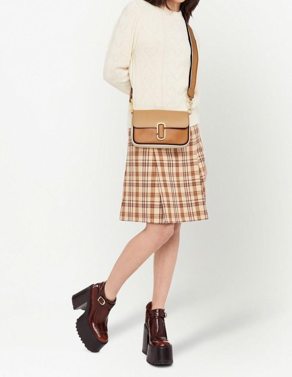 Bolsa crossbody The Colourblock de cuero unisex 5
