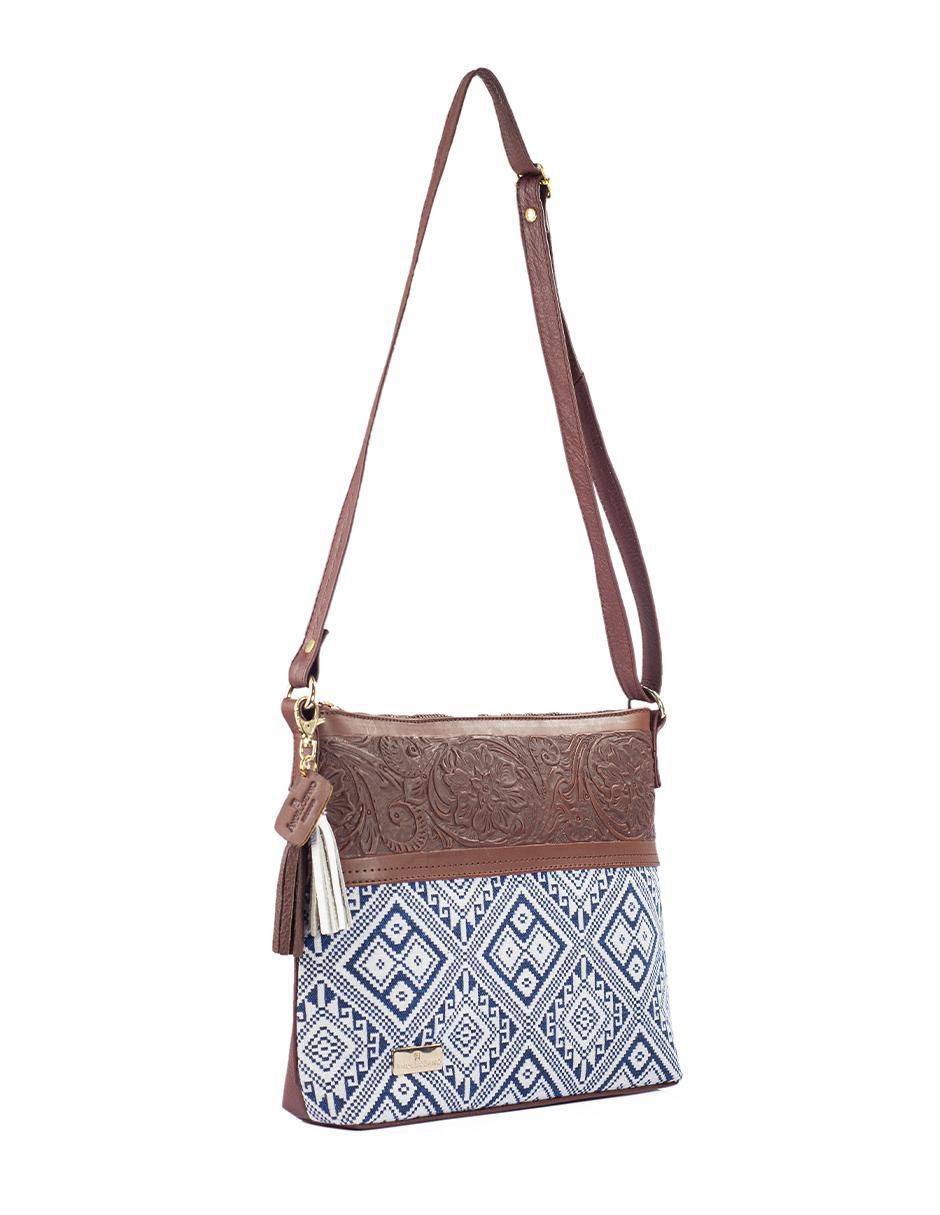 Bolsa crossbody Jazmín de piel para mujer 2