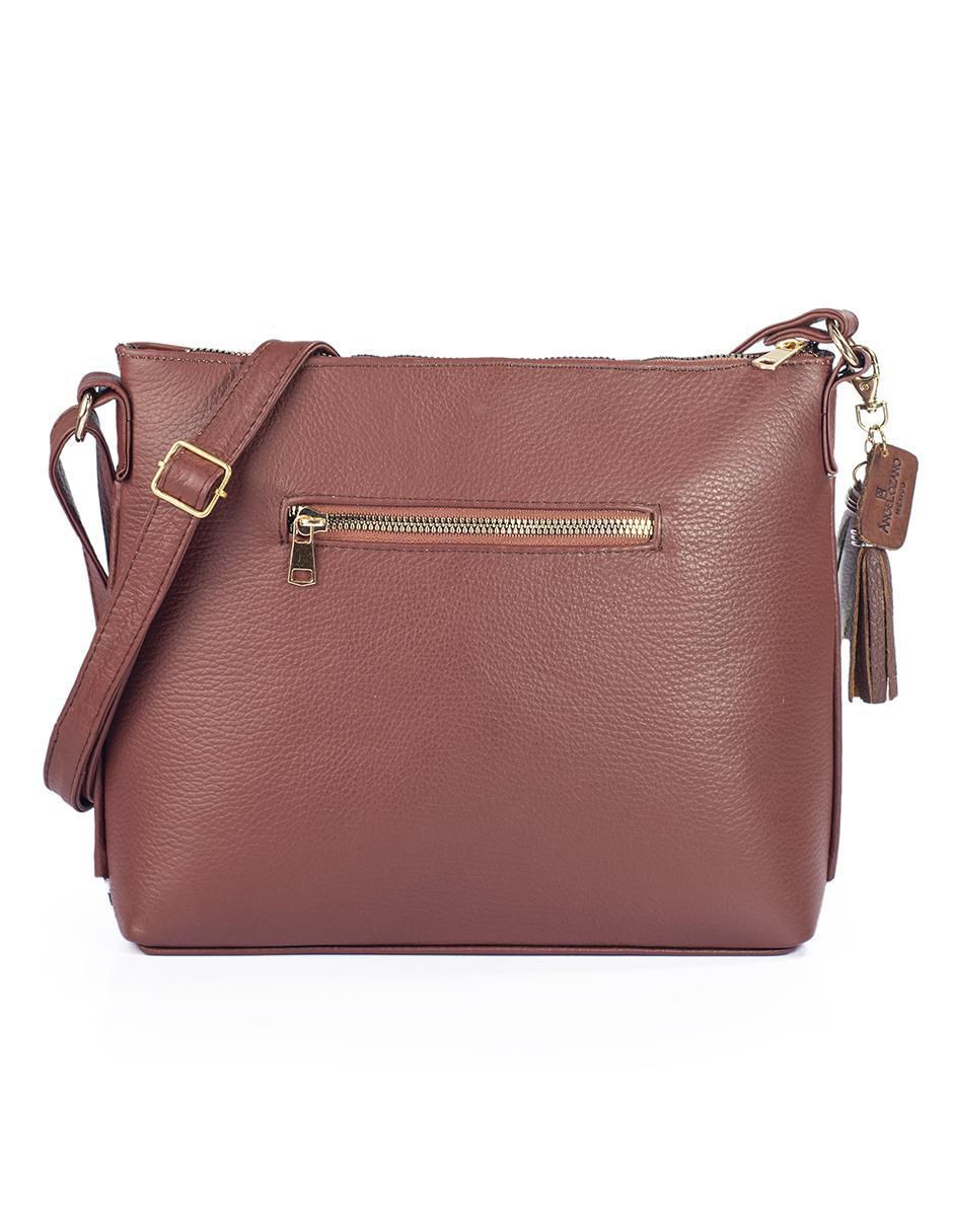 Bolsa crossbody Jazmín de piel para mujer 3