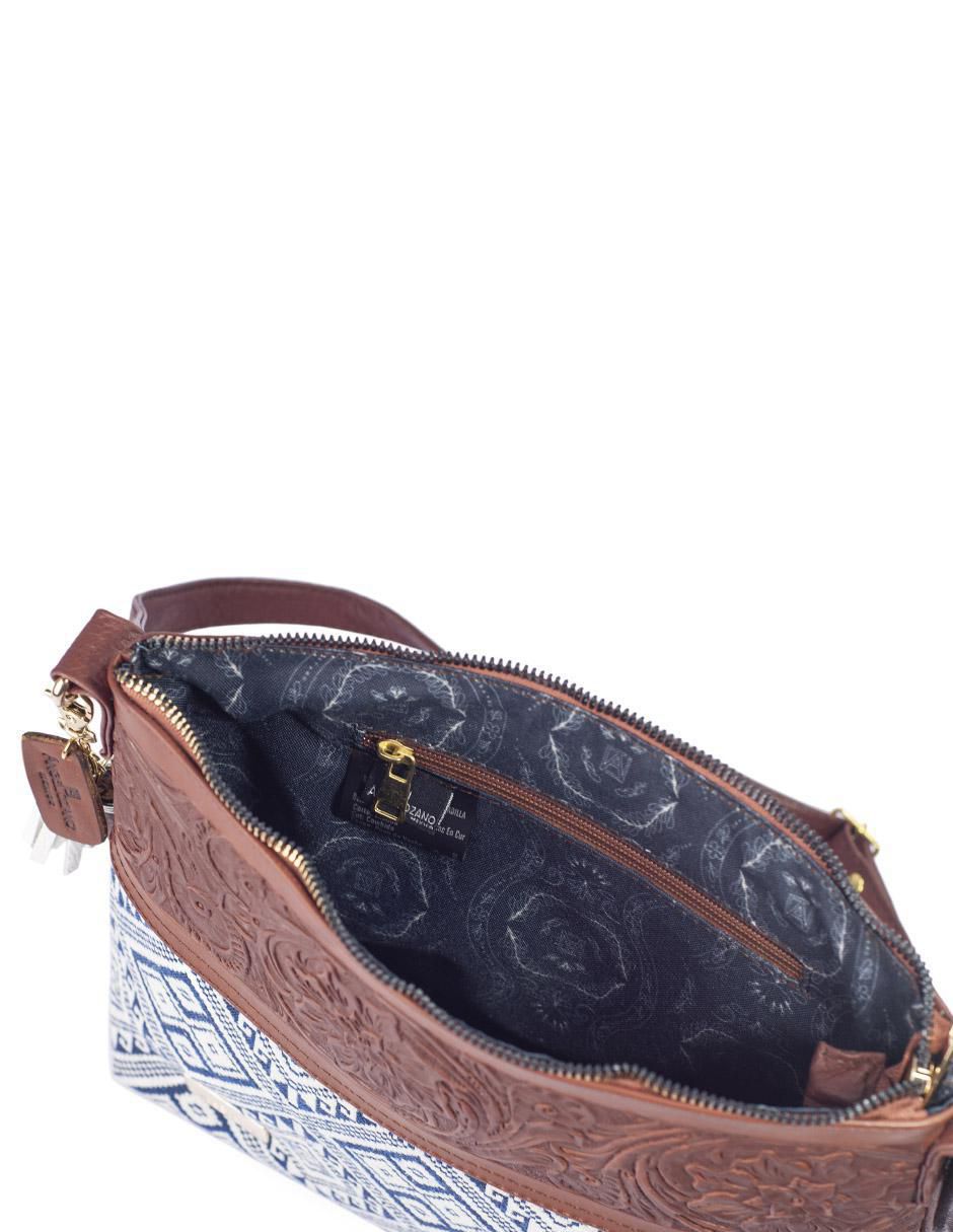 Bolsa crossbody Jazmín de piel para mujer 4