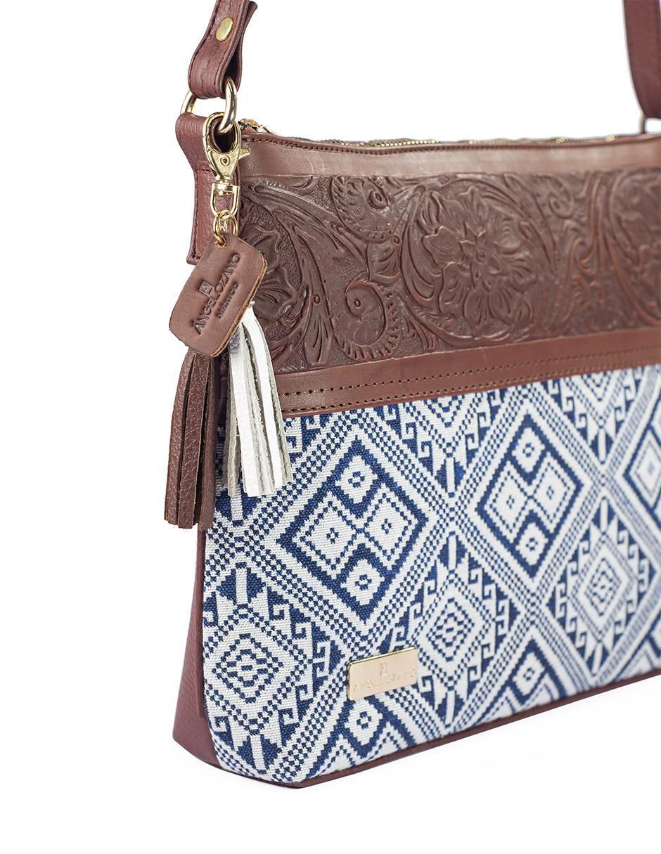 Bolsa crossbody Jazmín de piel para mujer 7
