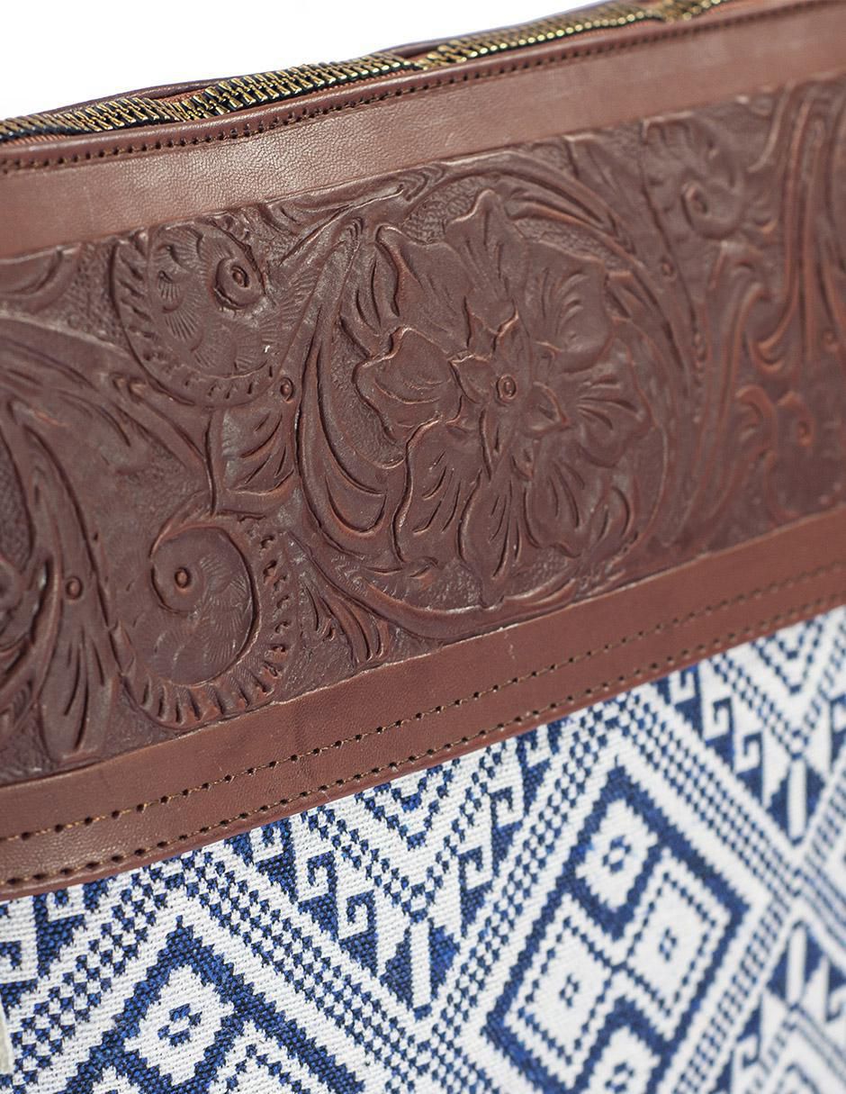 Bolsa crossbody Jazmín de piel para mujer 8
