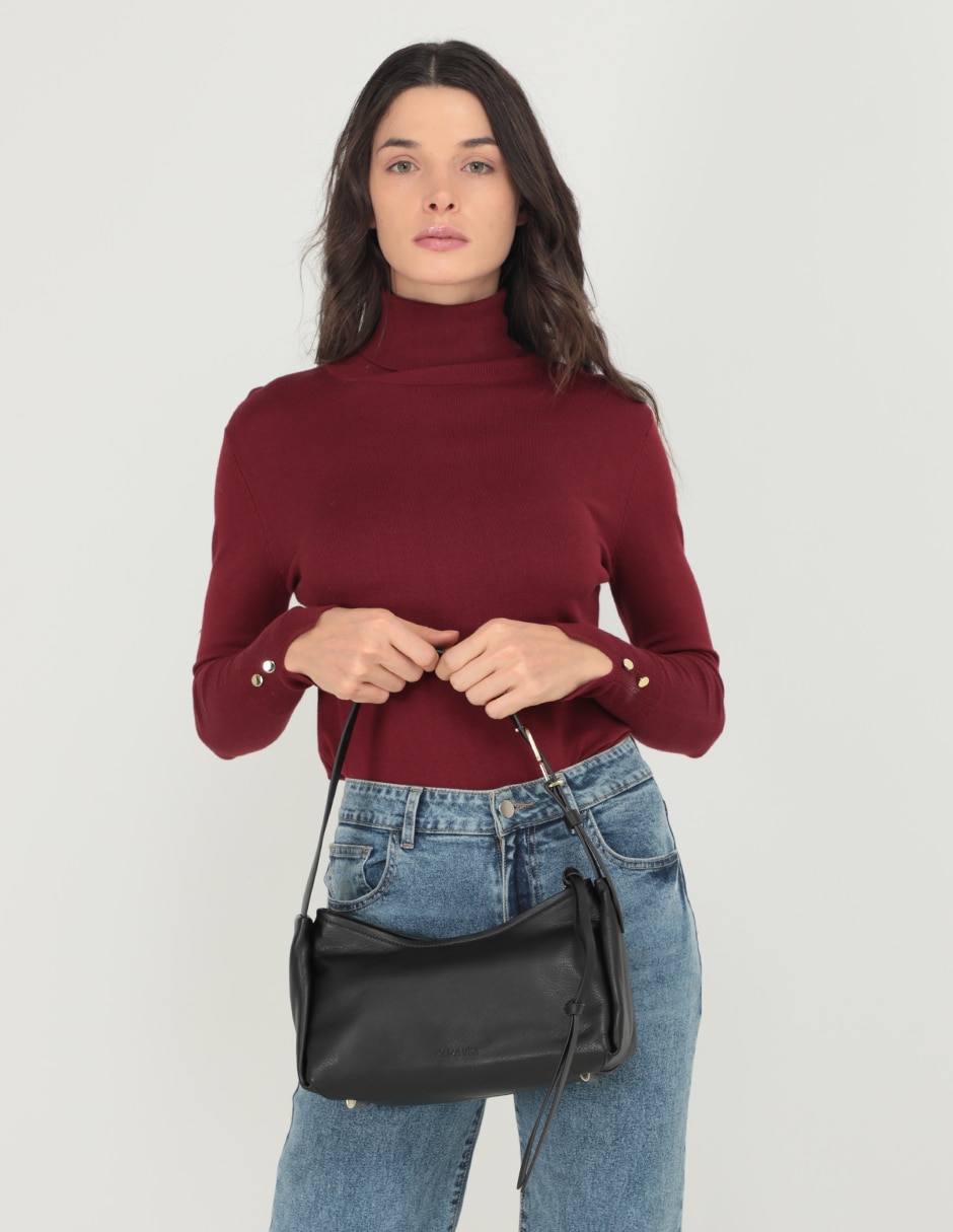Bolsa shoulder de piel para mujer 5