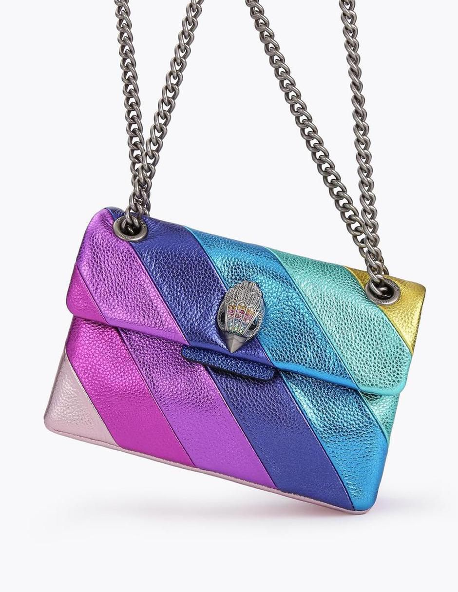 Bolsa flap Kensington Mini de piel para mujer 5