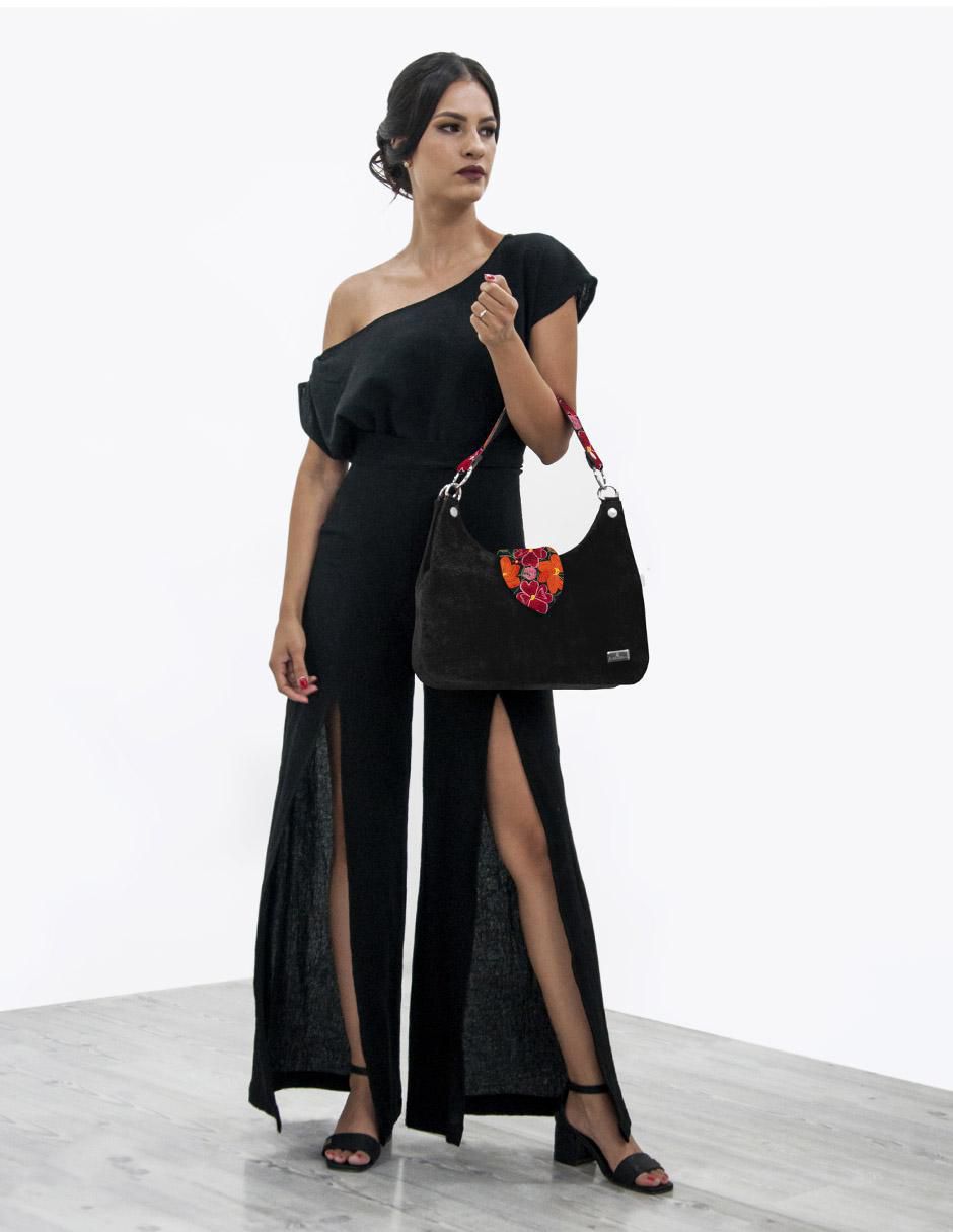 Bolsa satchel Irma Telar de piel para mujer 5