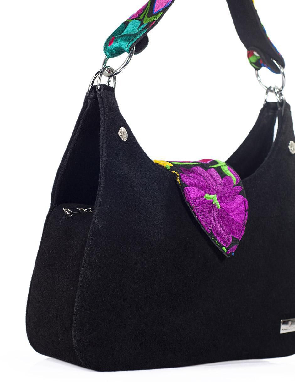 Bolsa satchel Irma Telar de piel para mujer 6