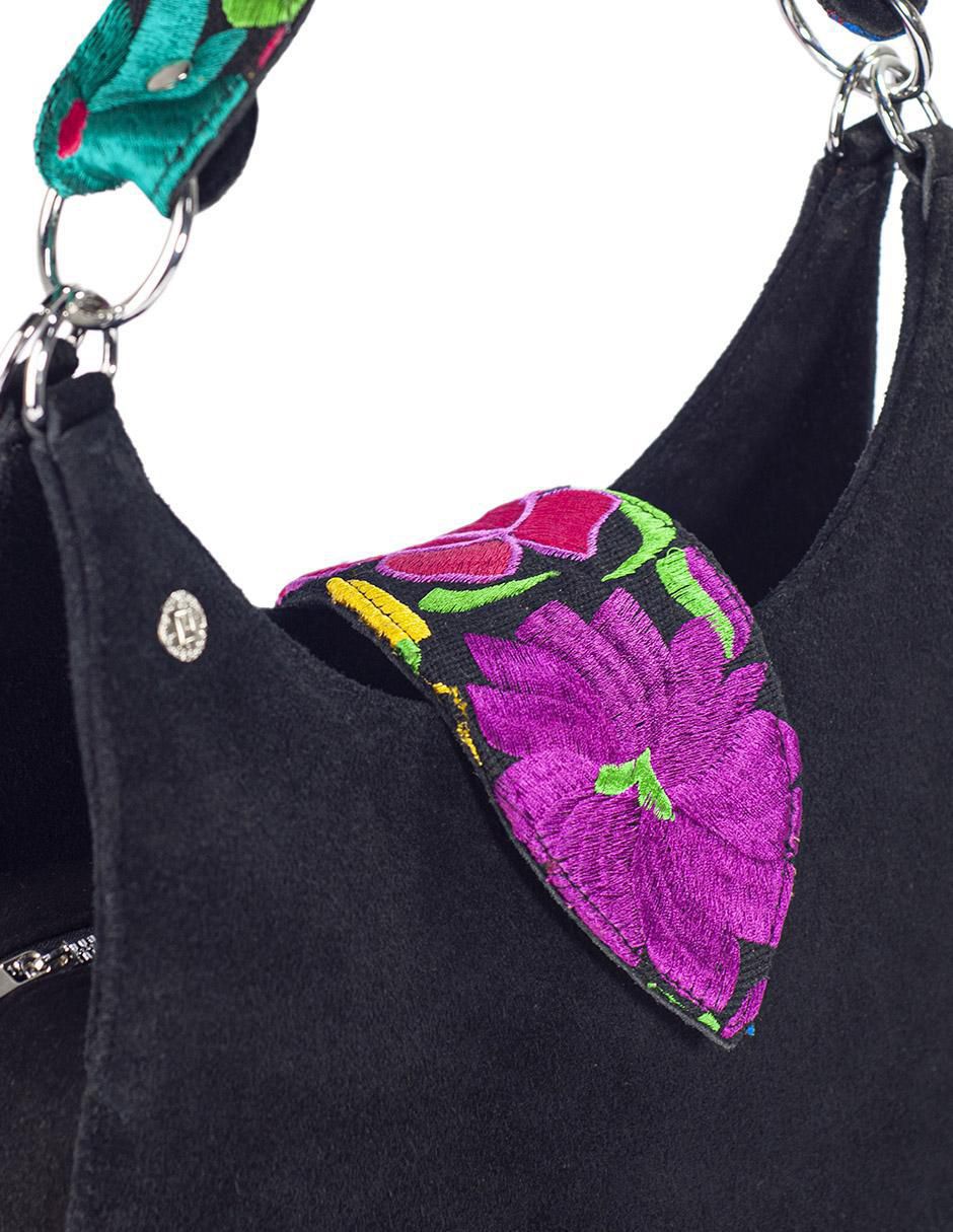 Bolsa satchel Irma Telar de piel para mujer 7