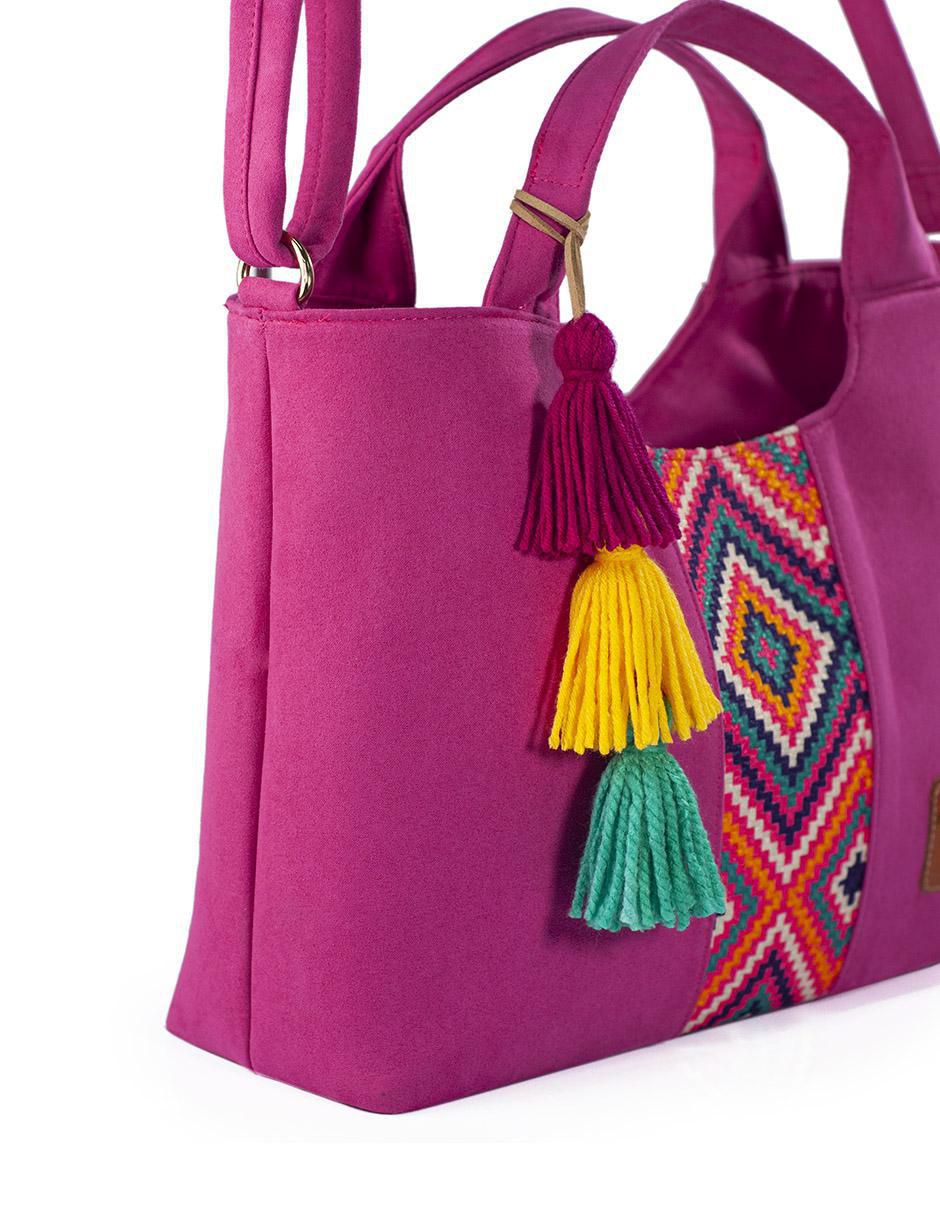 Bolsa satchel Izamal Sublimado para mujer 7