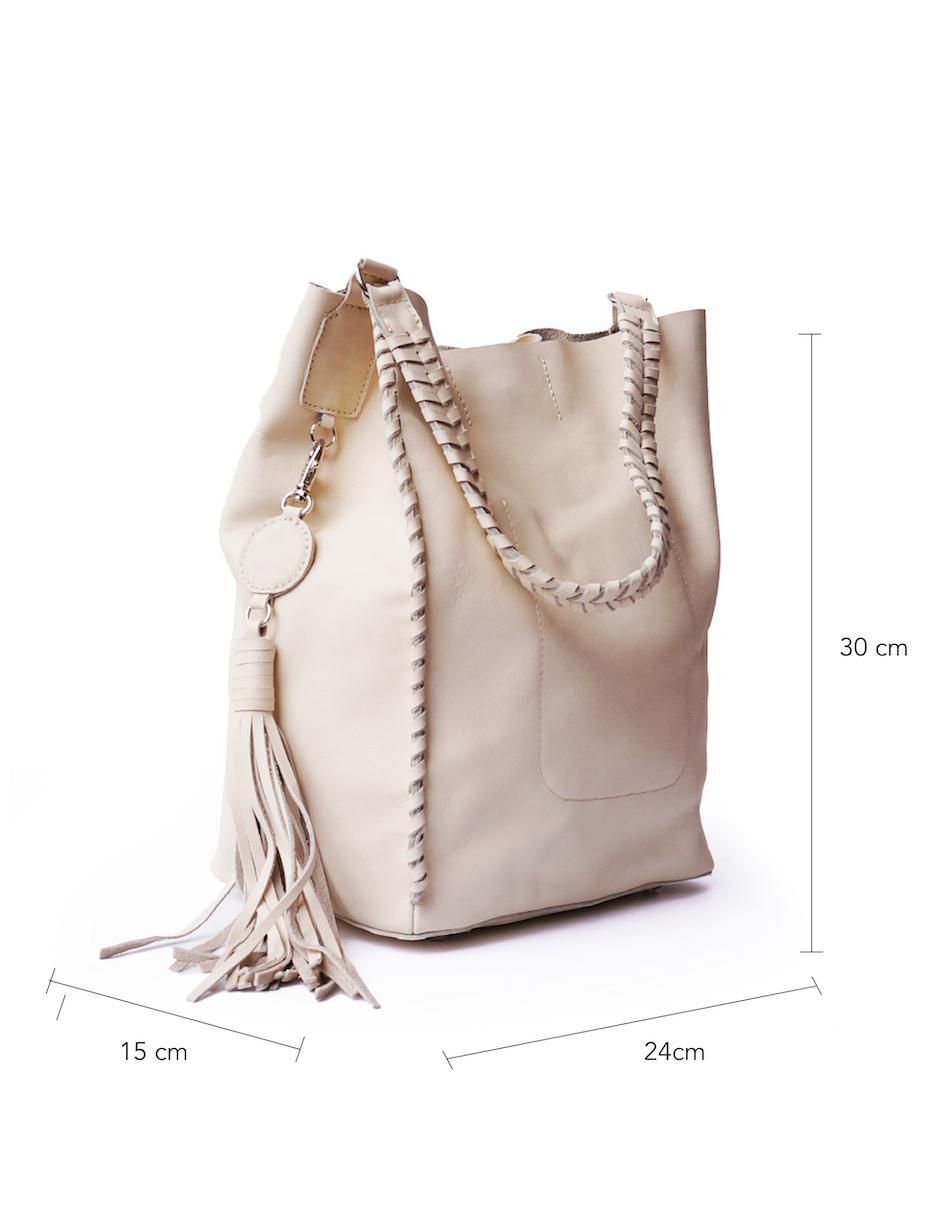 Bolsa tote de piel para mujer 4