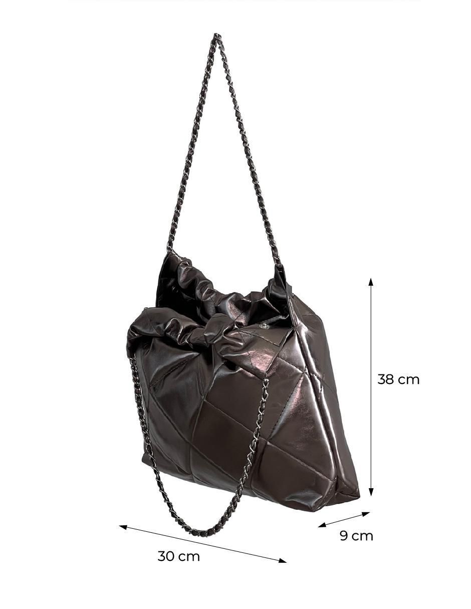 "bolsa" shoulder meraki tique sin licencia "de" piel sintética "para" (si aplica) mujer