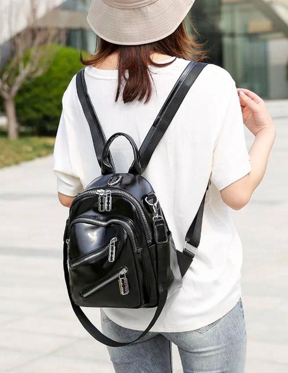Backpack Fashion and Life de cuero 6