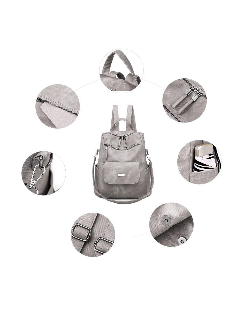 Backpack de cuero para mujer 4