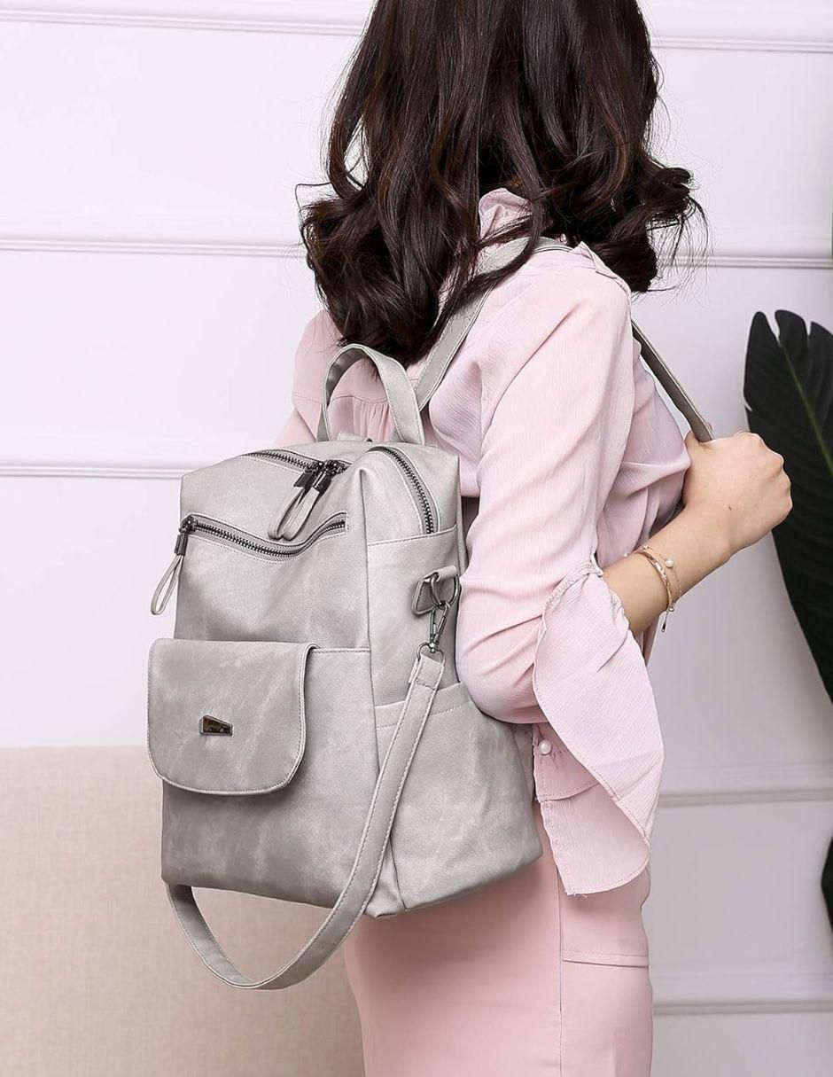 Backpack de cuero para mujer 6