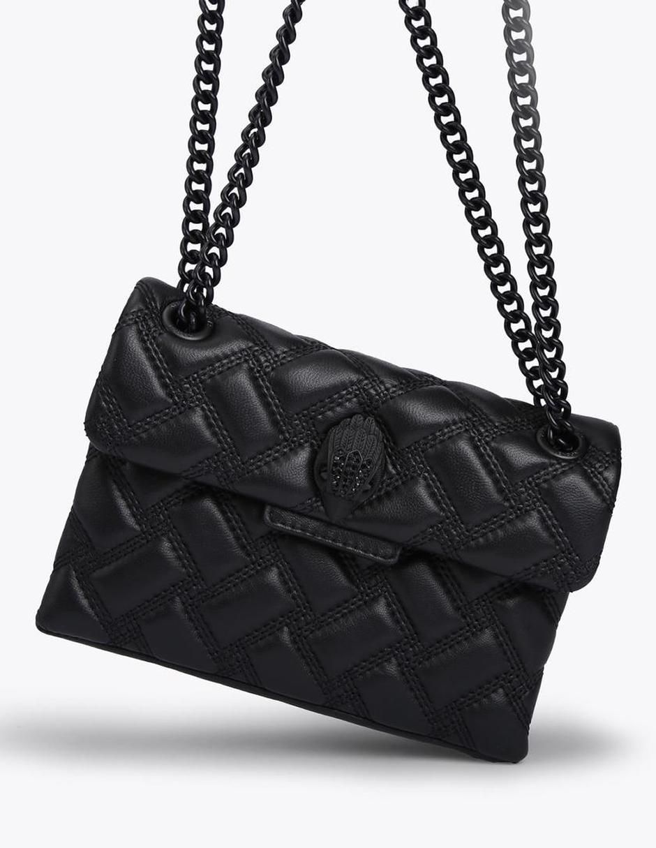 Bolsa flap de cuero para mujer 5