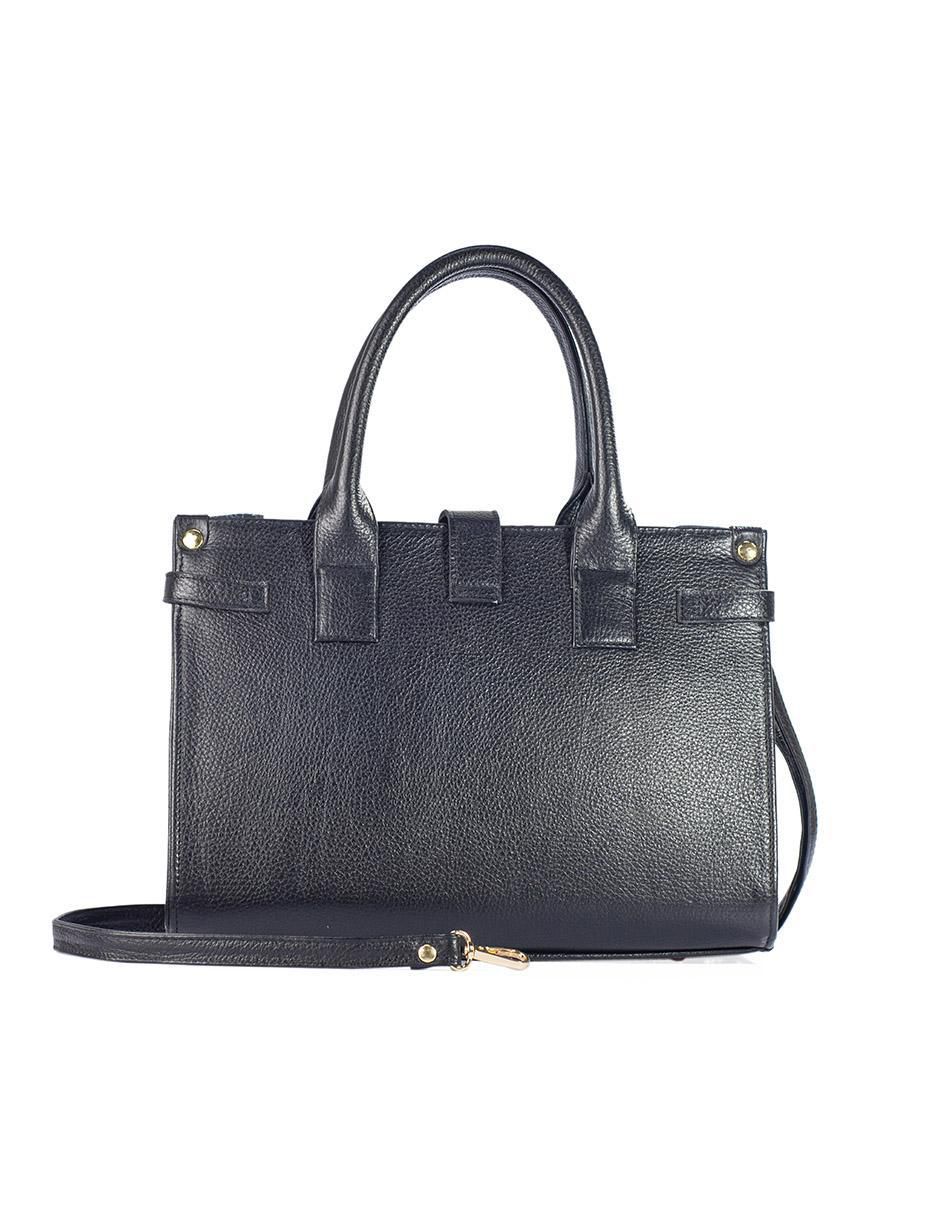 Bolsa satchel Samantha Telar Zinacantán de piel para mujer 3
