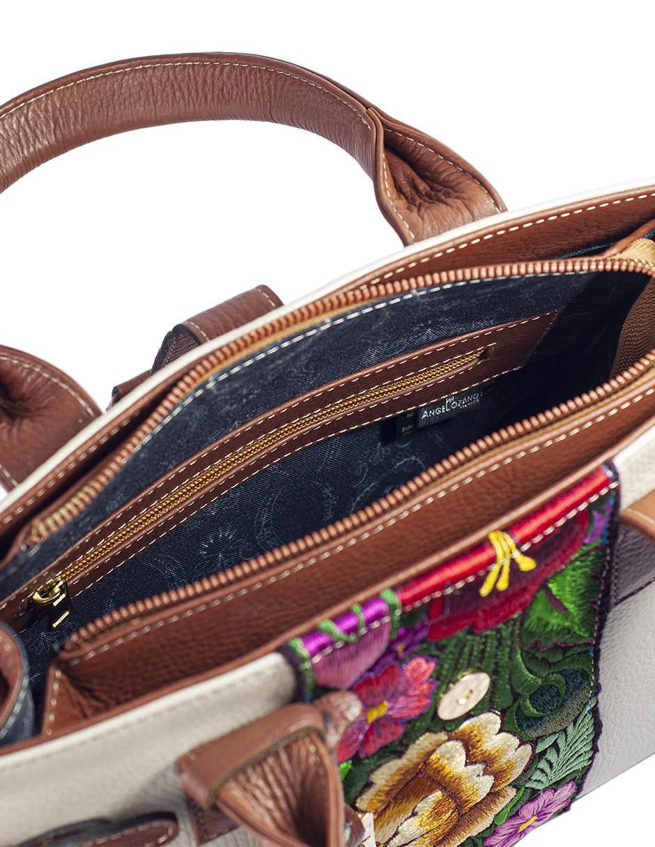 "bolsa" satchel angelozano samantha telar zinacantán sin licencia "de" piel "para" (si aplica) mujer