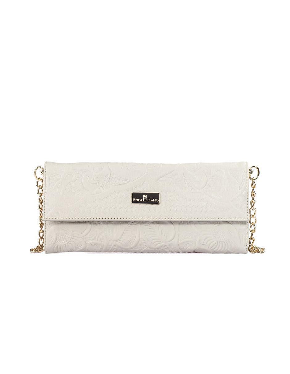 Bolsa clutch Sara Piel Grabada de piel para mujer