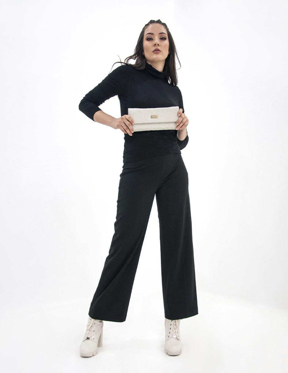 Bolsa clutch Sara Piel Grabada de piel para mujer 5