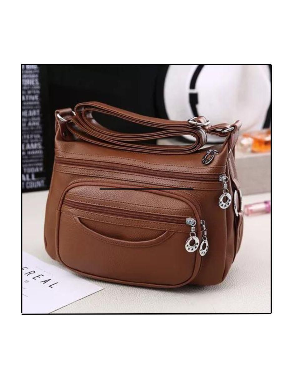Bolsa crossbody Fashion And Style de piel para mujer 2