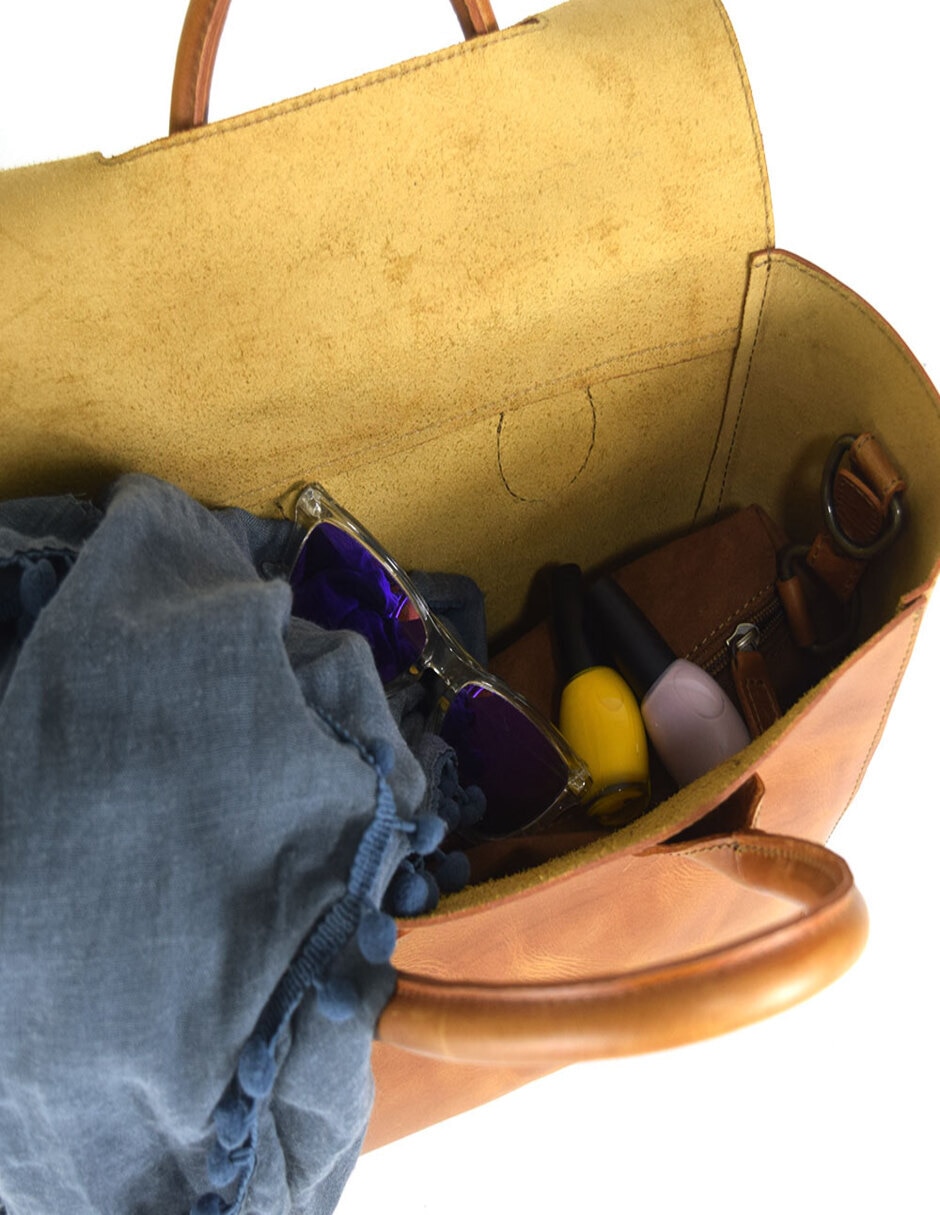 Bolsa flap México de piel para mujer 2