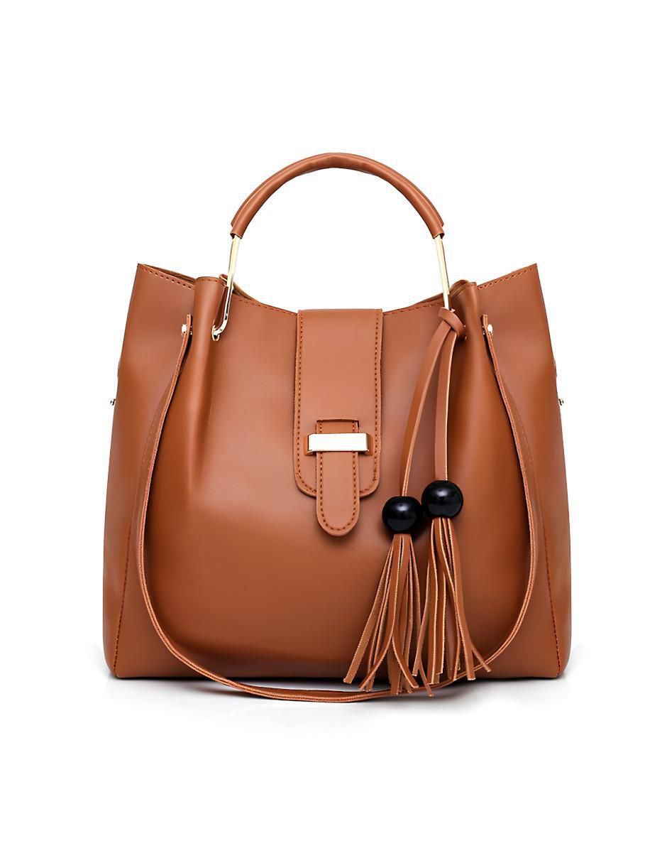 Bolsa crossbody Textured Elegance de cuero para mujer 2