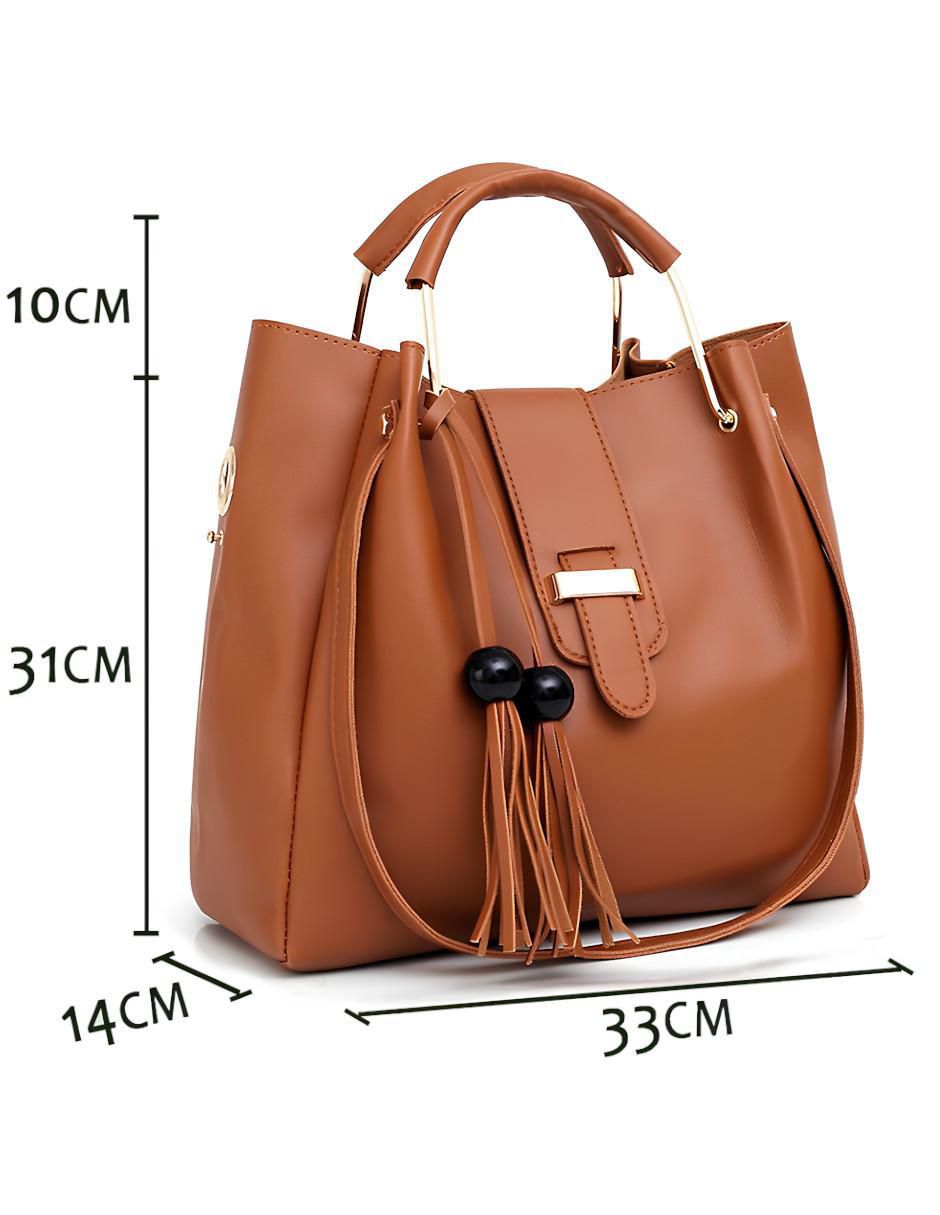 Bolsa crossbody Textured Elegance de cuero para mujer 6