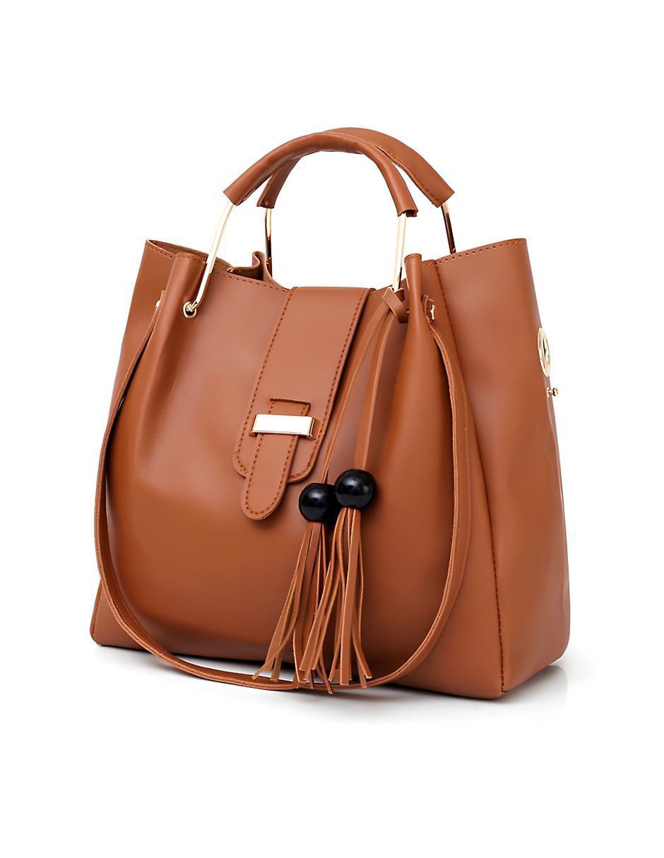 Bolsa crossbody Textured Elegance de cuero para mujer 3