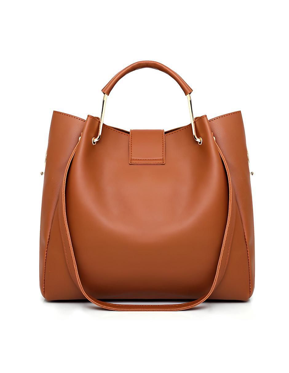 Bolsa crossbody Textured Elegance de cuero para mujer 4