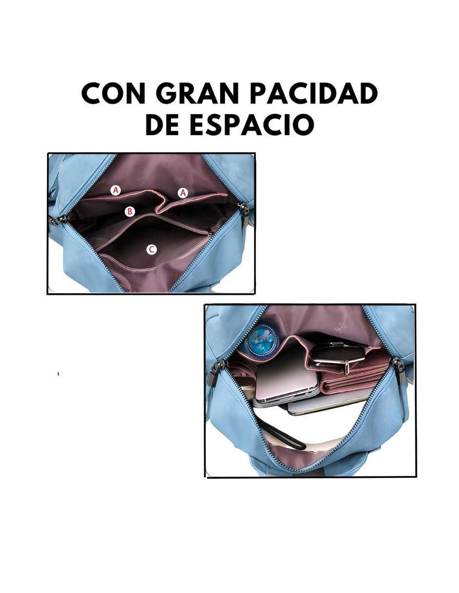 Backpack Fashion and Style de piel para mujer 6