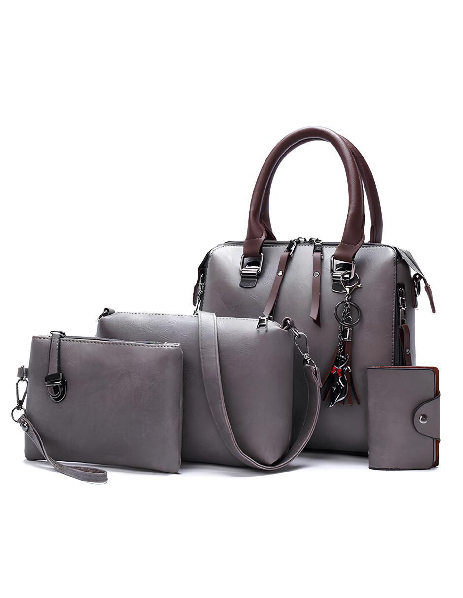 Bolsa crossbody de cuero para mujer